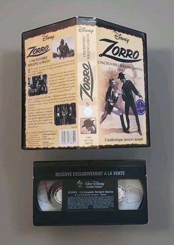 Vhs zorro l incroyable - zorro, l'incroyable