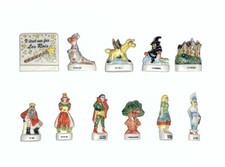 Série complète de 11 fèves