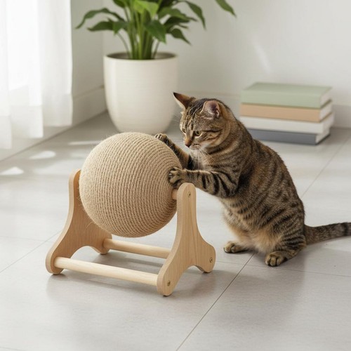 Boule griffoir sisal - en,