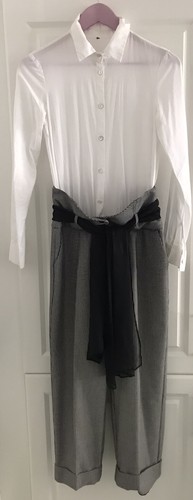 Combinaison chemisier blanc - combinaison,
