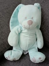 1771?25cm Doudou Peluche SIMBA TOYS Lapin Bleu EMPREINTES GRIS