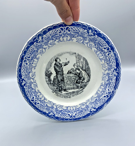 Assiette parlante terre fer - de,