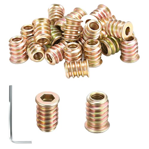 écrous insert bois 10 mm - Écrous, x