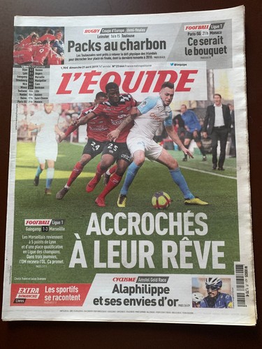 Equipe journal 04 2019 - l'equipe,
