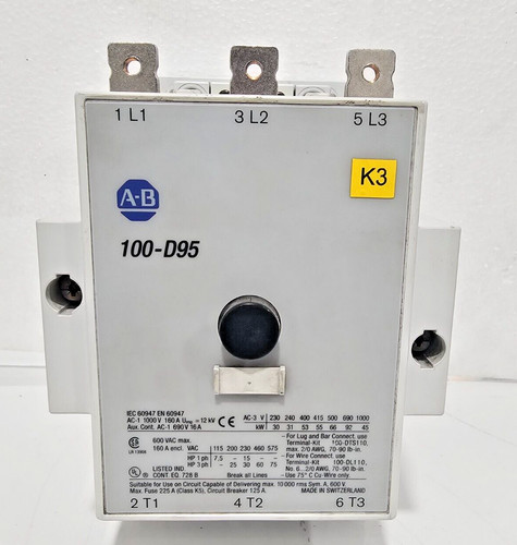 Allen bradley 100 d95 - allen, 100-d95