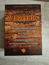 coffret dvd western 5 films,6 dvd,wayne,eastwood,etc.. ,occasion