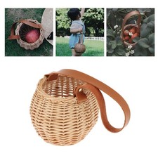 Osier Rotin Tissé Panier de