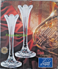 Cristal d'arques  2 Bougeoirs