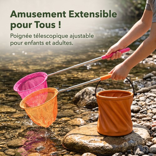 épuisette extensible pour - Épuisette,