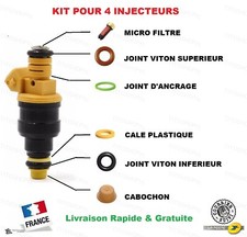 Kit Réparation 4 Injecteurs Peugeot 205 309 GTI CTI 1.6 1.9 16S Bosch Joints FR