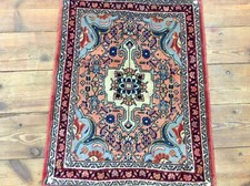 Tapis Oriental Sarough Noué À La Main 70 X 55 CM Neuf