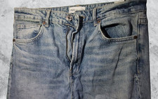 Jean Droit Homme Zara Taille 40 Bleu Délavé