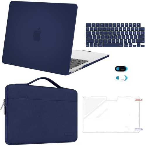 Travel ready navy blue - navy, macbook