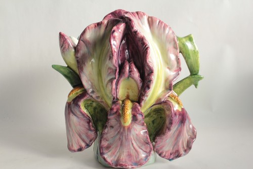 Vase barbotine iris - vase,
