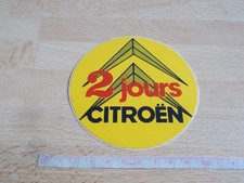 Autocollant 2 JOURS CITROËN