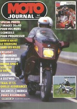 MOTO JOURNAL N°659 BMW K100 RT / SUZ DR 600 / HONDA SPACY / ENDURANCE A ZELTWEG