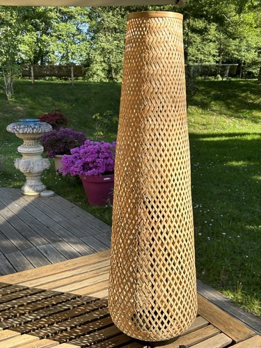 Lampadaire bambou zen - bambou,,