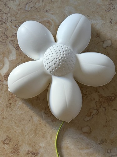 Ikea white flower plastic - white,