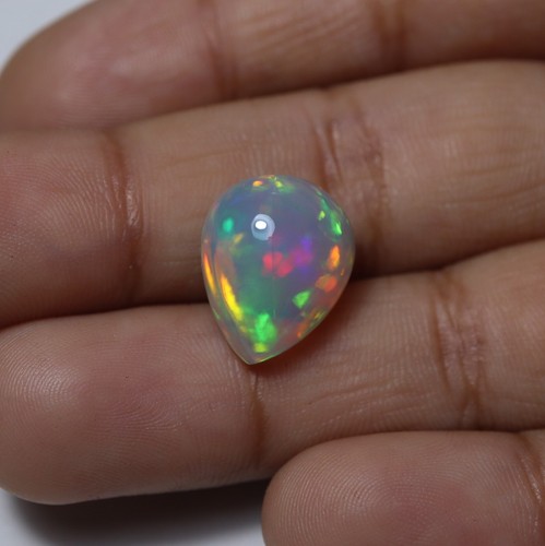 Cabochon poire opale - cabochon,