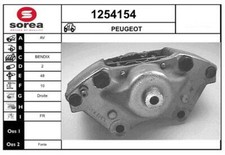Étrier de frein SNRA 1254154 PEUGEOT 204 Coupé/204/304/204 Décapotable/304 Coupé