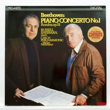 RUSSELL SHERMAN, NEUMANN - BEETHOVEN piano concerto no.1 PRO ARTE LP EX+