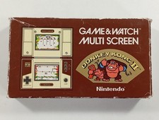 GAME & WATCH DONKEY KONG II (JR-55) EUO (COMPLETE WITH FRENCH MANUAL - GOOD COND