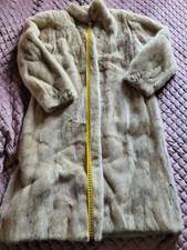 manteau fourrure vison véritable T42