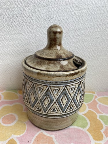 Ancien pot cornichons - pot, signé