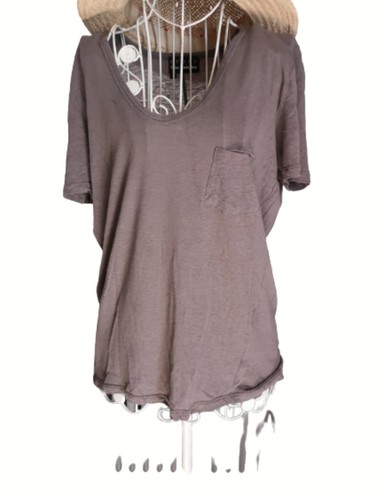 Top tee shirt - en, taupe