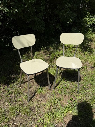 Paire chaises vintage - paire, formica