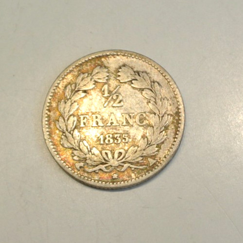 Franc argent louis - 1/,