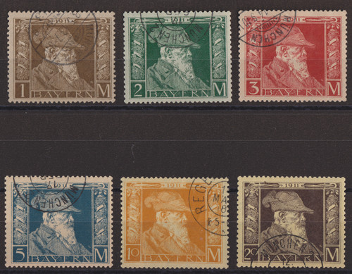 Timbres allemagne baviere - timbres,