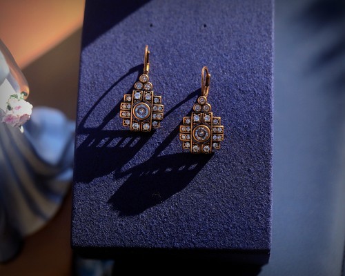 Boucles oreilles dormeuses - boucles, d'oreilles