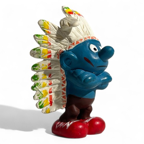 Figurine schtroumpf chef - figurine,