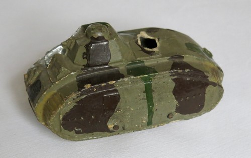 Char platre jouet ancien - platre,,
