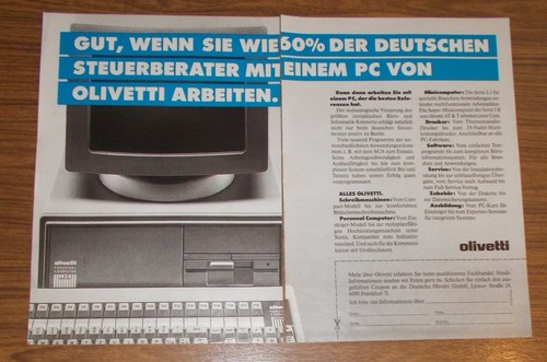 Rare advertising olivetti - advertising,