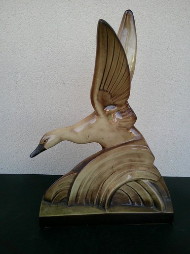 Oiseau ceramique emaillee - oiseau,