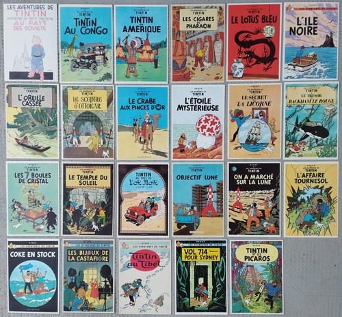 Tintin couvertures des - --, tintin.