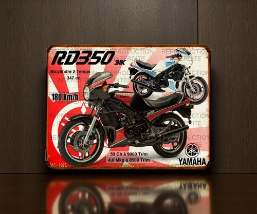 Plaque métal yamaha - métal, rdlc