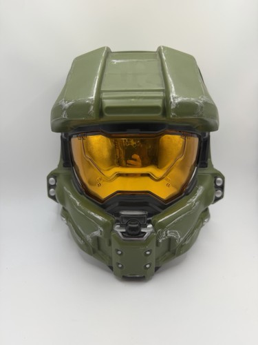 Master chief green helmet mask - master,