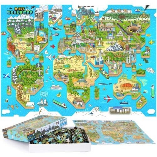 Carte monde puzzles adultes - monde,