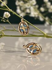 boucles d'oreilles anciennes dormeuses or 18k