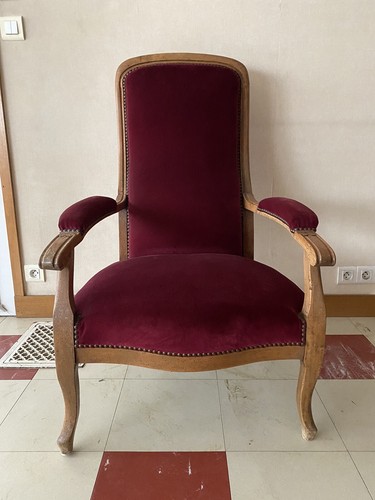 Fauteuil voltaire tissu - voltaire,
