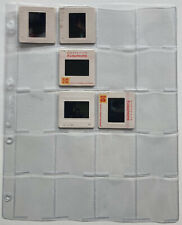 LOT DE 10 FEUILLES FORMAT A4 20 CASES POUR RANGER CLASSER VOS DIAPOSITIVES !