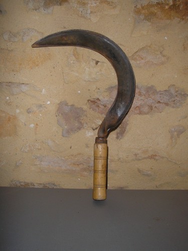 Ancien outil serpette - ancien, outil,