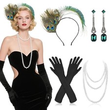 Accessori Anni 20 Donna, 4PCS