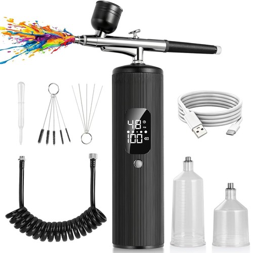 Airbrush for nails kit - airbrush, with
