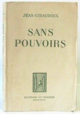 Sans pouvoirs | Jean Giraudoux | Bon état