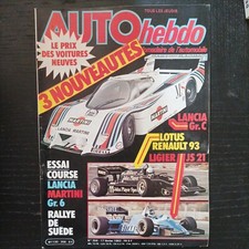 AUTO HEBDO 356 LANCIA MARTINI