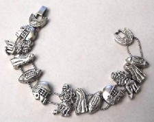 bracelet bijou vintage couleur